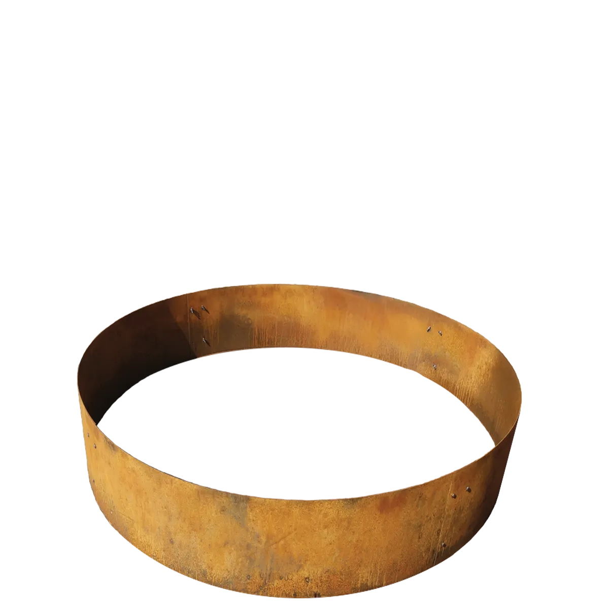 Produktbild Edelrost Hochbeete aus Cortenstahl in modularer Bauweise, weisser Hintergrund