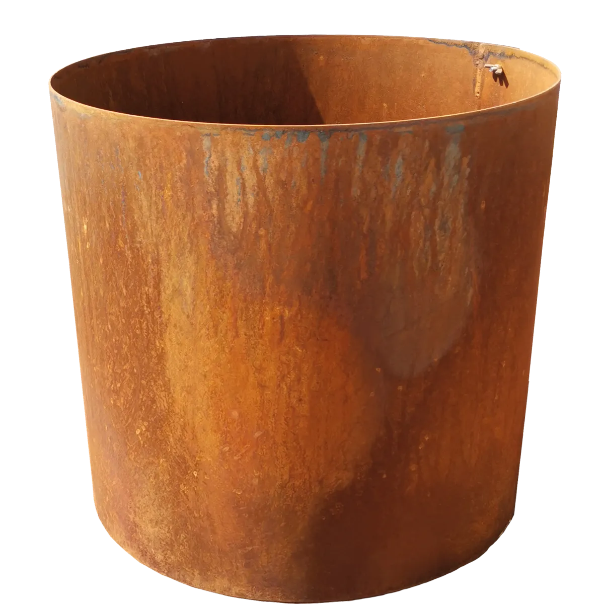 Produktbild Edelrost Hochbeete aus Cortenstahl in modularer Bauweise, weisser Hintergrund