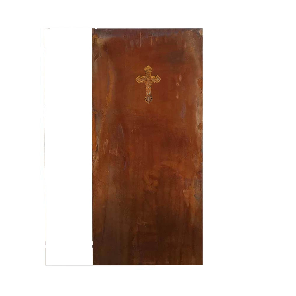 Produktbild edelrost Sichtschutzwand Kreuz - 170x80 cm