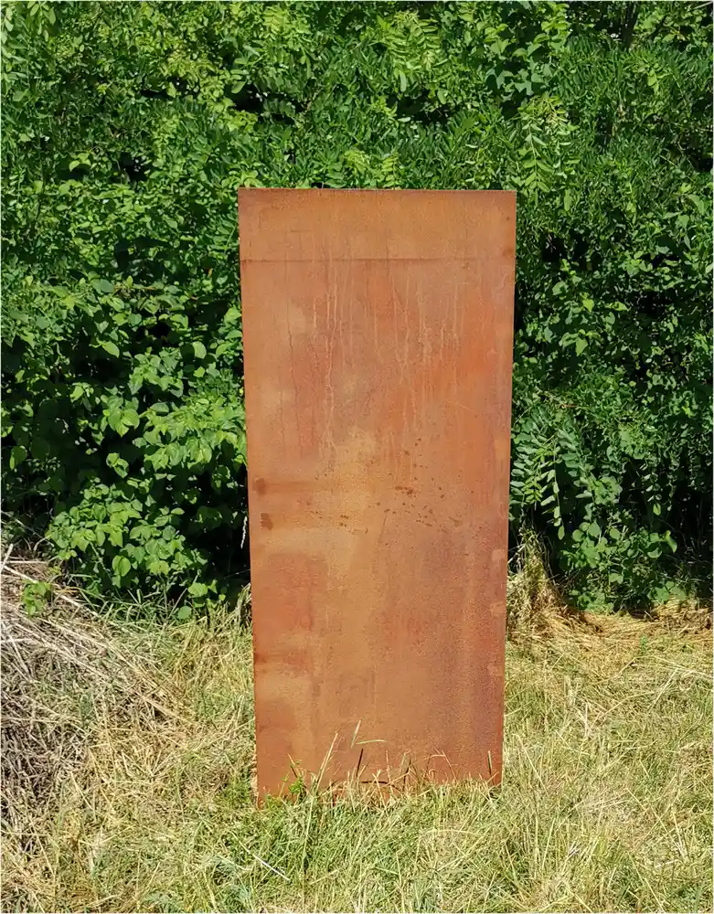 Produktbild edelrost Sichtschutzwand Rost Blume - 150x70 cm