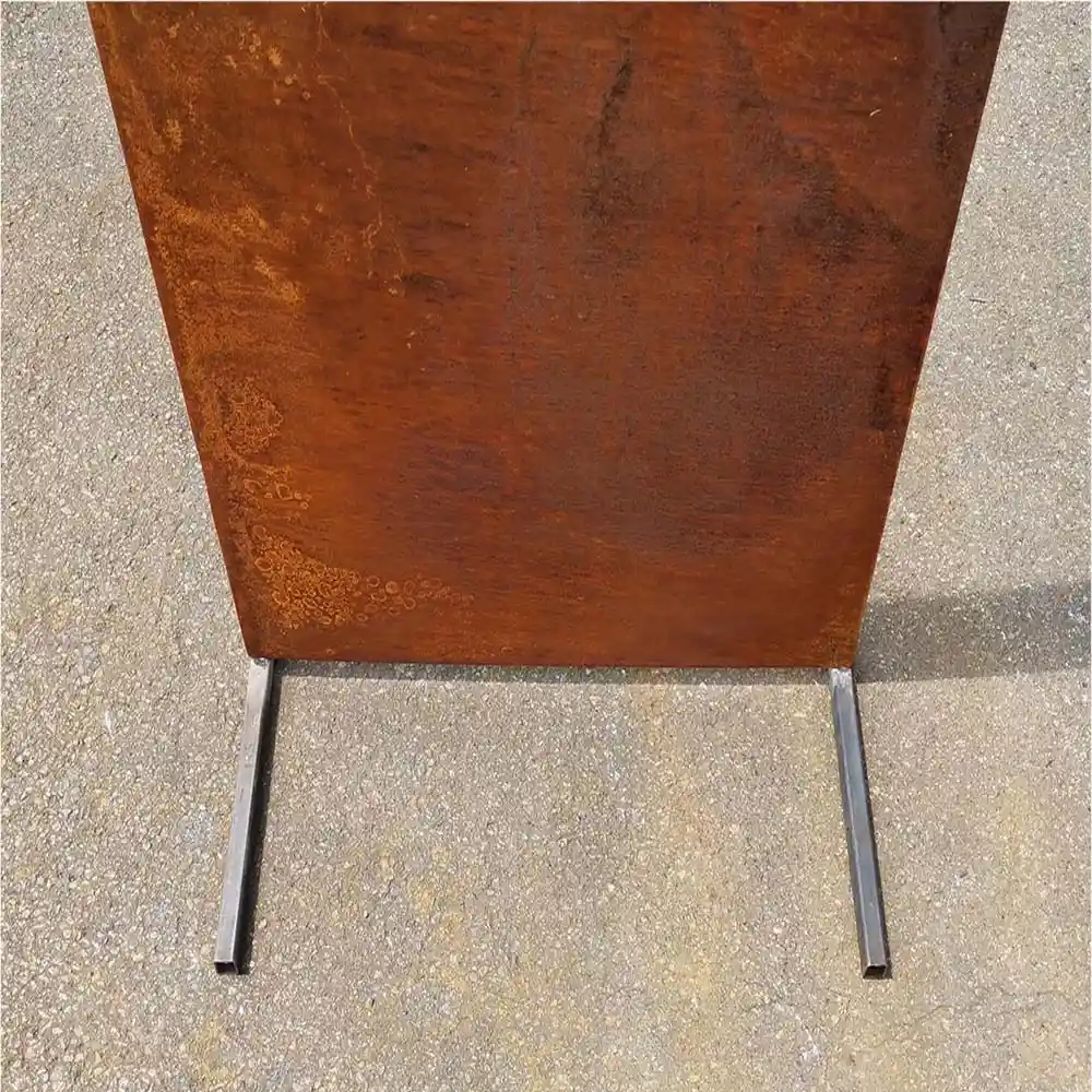 Produktbild edelrost Sichtschutzwand Rost Blume - 150x70 cm