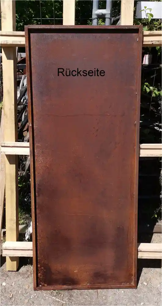 Produktbild edelrost Sichtschutzwand Rost Blume - 150x70 cm